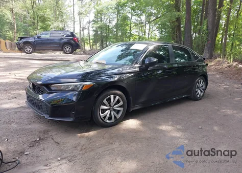 2025 Honda Civic Lx из США, поврежденный, VIN 2HGFE2F21SH592265